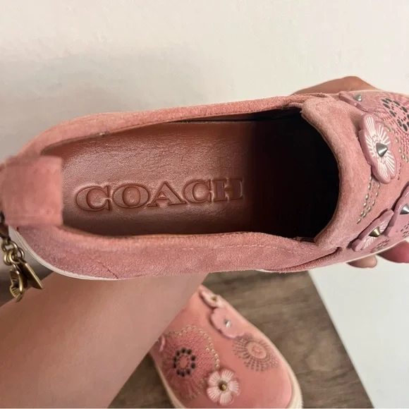 Coach Slip On Sneaker With Tea Rose Rivets - Picture 9 of 12